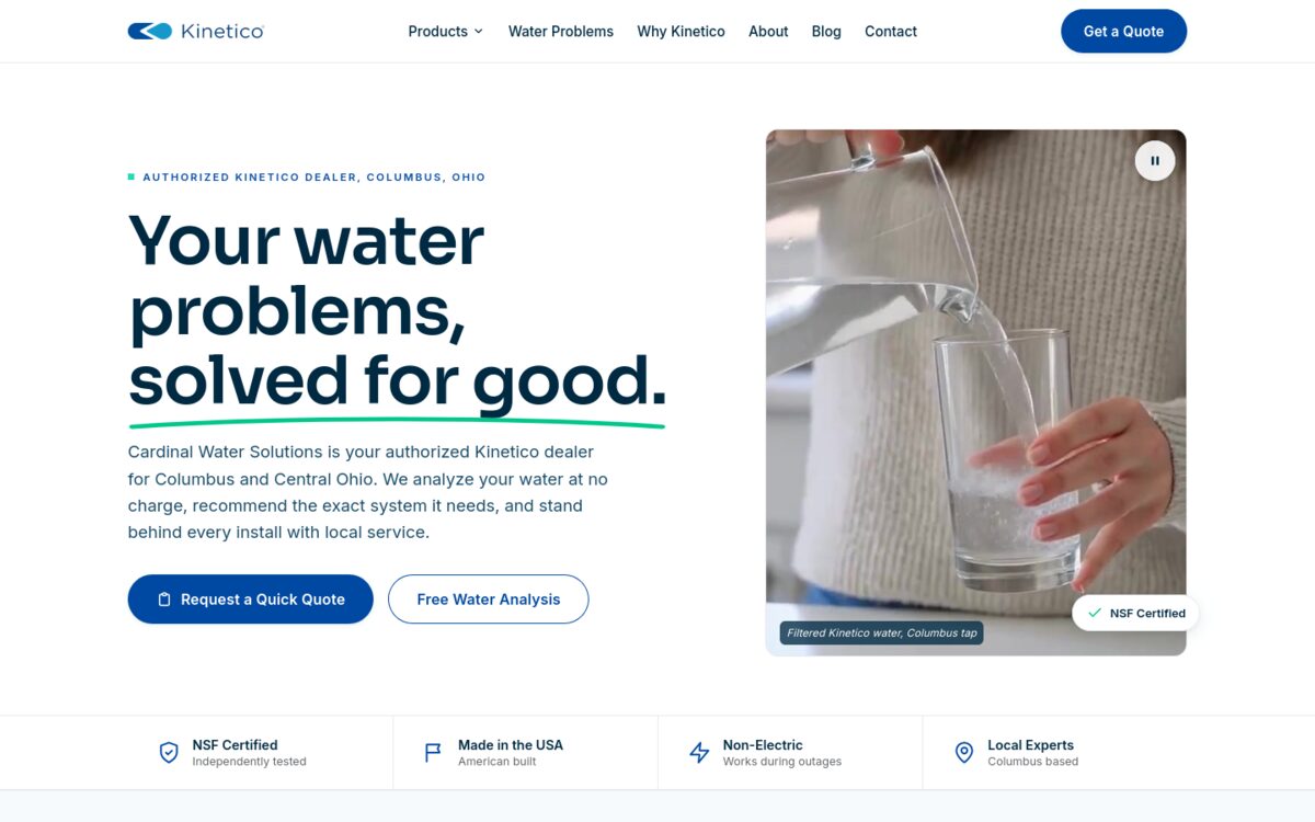 The Editorial demo shown on a desktop browser