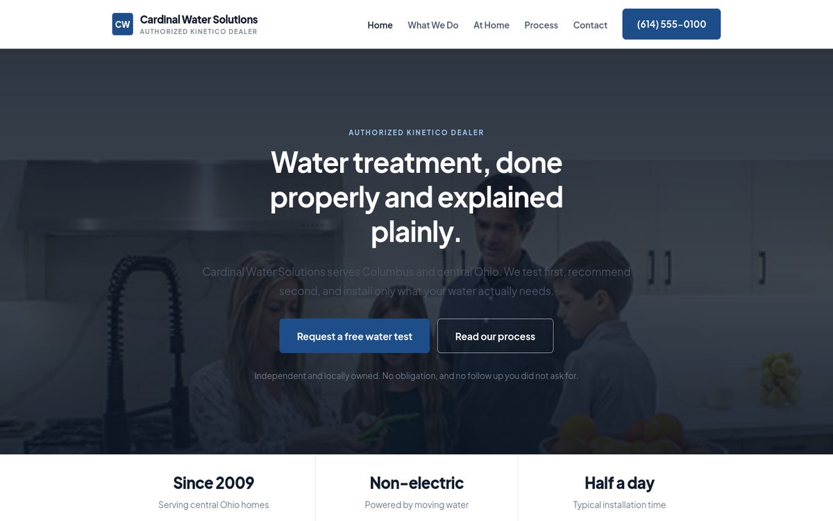 The Standard demo homepage