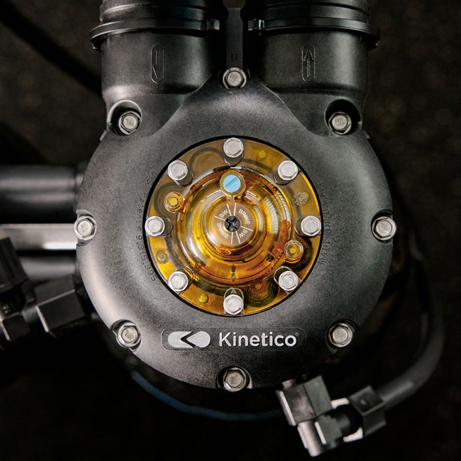 A Kinetico non-electric control valve
