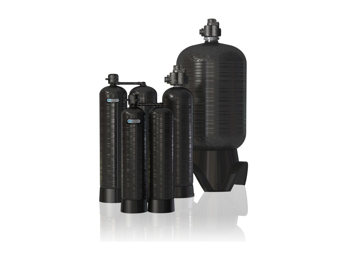 Commercial scale Kinetico water treatment tanks