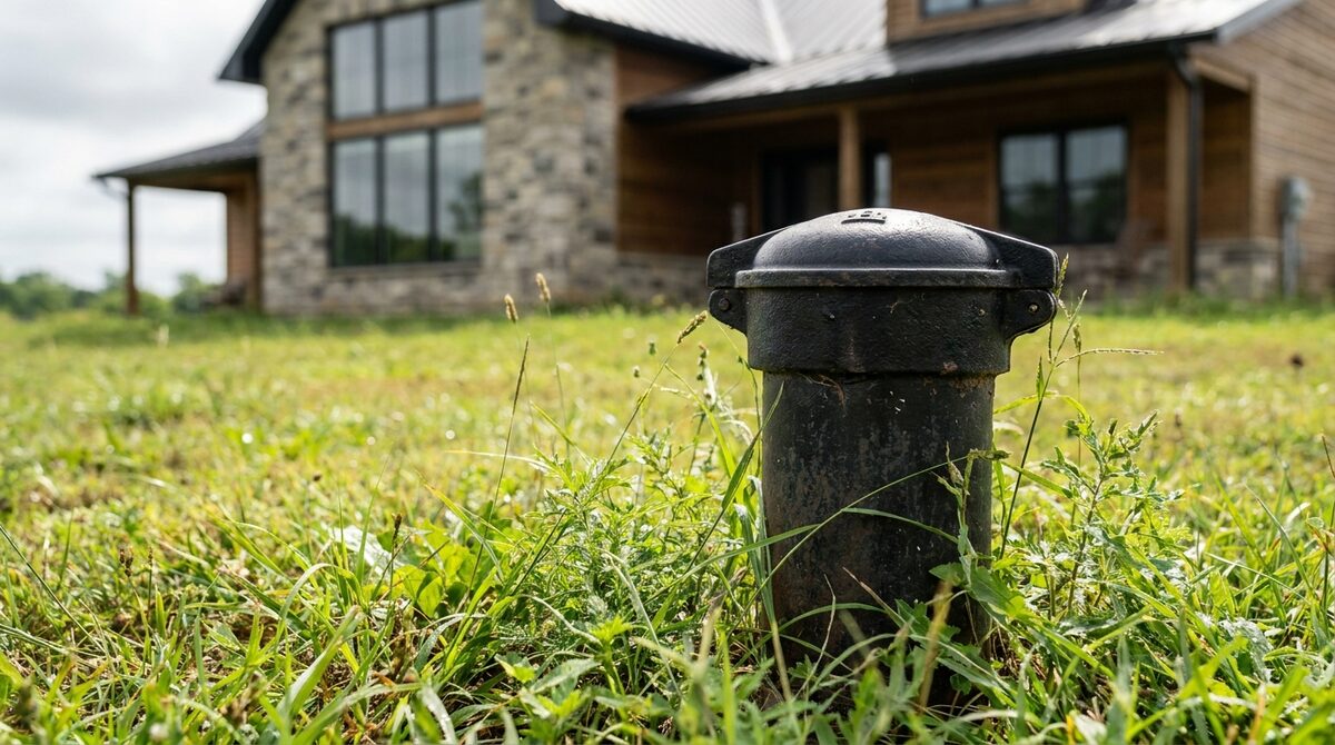 Private well water system in rural Ohio