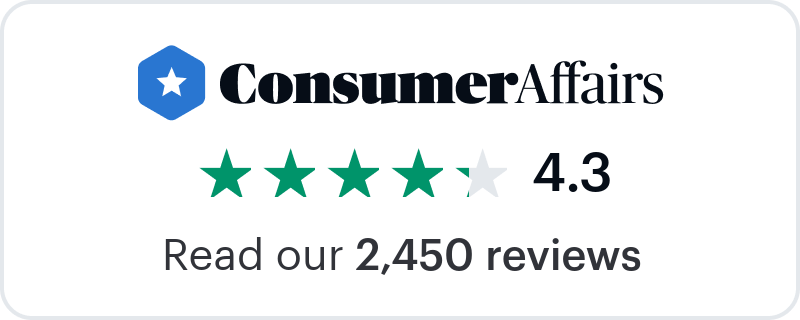 Kinetico rated 4.3 stars on ConsumerAffairs